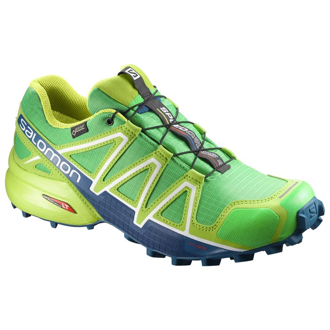 Zapatillas Trail Running Salomon Hombre Verde / Amarillo - Salomon Argentina SPEEDCROSS 4 GTX® ,1390